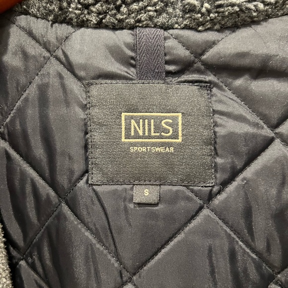 Vintage Nils Sportswear fleece and sherpa jacket with quilted lining - Picture 12 of 15